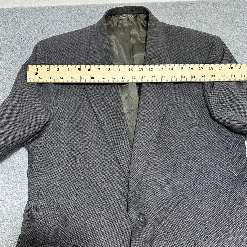 Vintage Levi Strauss &‎ Co Business Class Men’s 44R Gray Sport Coat Blazer USA